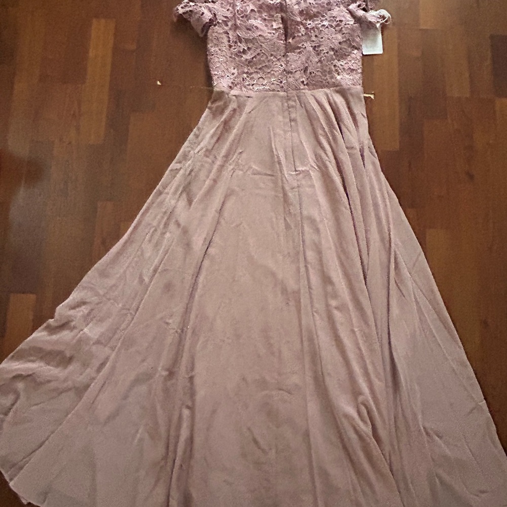 JJ's House Dusty Rose Mother of the Bride dress Sz 12 - Picture 4 of 6